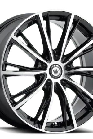 Konig Impression 5x120 18x8+35 Gloss Black w/ Machined Face Secure Checkout