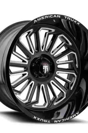 American Truxx Butcher AT1916 8x165.1 20x9-12 Black/Milled Fan Favorite