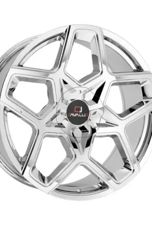 Affordable Cavallo CLV-25 5x112/5x114.3 22x8.5 +38 Nano Chrome
