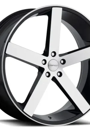 Cavallo CLV-5 5x115 22x9 +18 Gloss Black & Machined Limited Offer