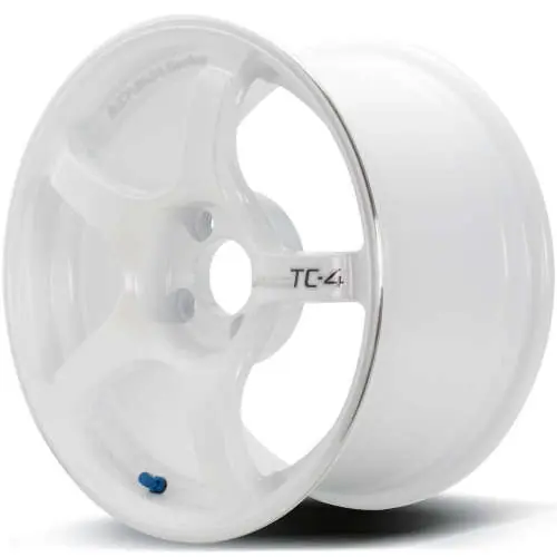 Sale Advan Racing TC4 4x100 18x7.0 +41 RACING WHITE METALLIC & RING