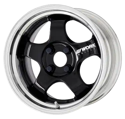 Crafted Work Meister S1 2P 5x114.3 15x8+45 R Disk Black