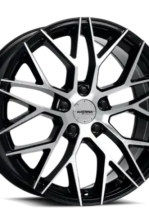 Sale KATANA RACING KR01 5x114.3 20x8.5 +40 Glossy Black Machined Face