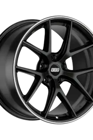 Exclusive BBS CI-R 5x112 20x8.5 +42 Satin Black Polished Rim Protector