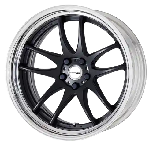 Work Cr 2P 4x100 16x9.0 +45 Matte Black Exclusive