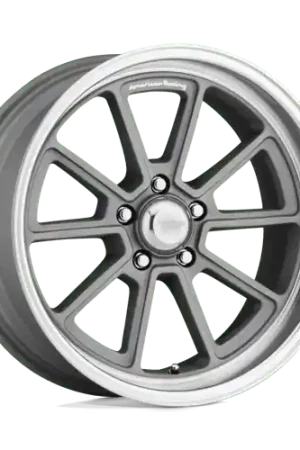 Free Delivery American Racing Vintage VN510 DRAFT 5X114.3 18X10 +12 VINTAGE SILVER W/ DIAMOND CUT LIP
