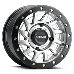 Raceline A12SB Squad 4X156 15x7 38 Silver and Black Ring Authentic