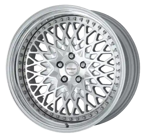 Same Day Shipping Work Gran Seeker Ccx 5x114.3 19x7.5+13 R Disk Machined Silver Polish