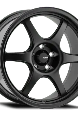 Konig Hexaform 5x120 18x10+33 Matte Black Final Sale