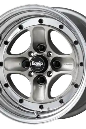 Worldwide Shipping Work Equip 40 4x114.3 15X9 +35 a disk Brut Silver