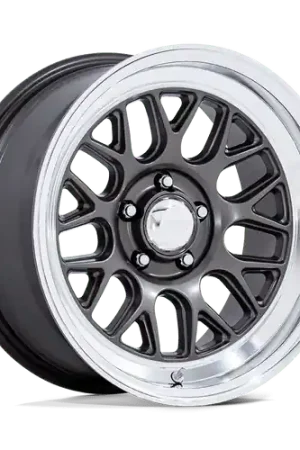 American Racing Vintage VN516 G-FORCE 5X114.3 18x7 +0 MATTE ANTHRACITE W/ DIAMOND CUT LIP Viral