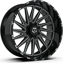 Big Sale TIS 547BM 5x127/5X135 18x9 +0 Gloss Black w/Milled Accents