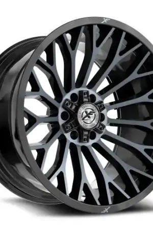 XF Off-Road XF-237 5x127/5x139.7 20x10 -24 Gloss Black & Machined Titanium Double Dark Tint Best Choice