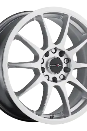 Vision Street-Designs 425 Bane 5x100 17x7+38 Hyper Silver Seasonal Sale