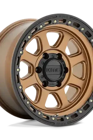 Deal KMC KM548 CHASE 8X180 18X9 +18 MATTE BRONZE WITH BLACK LIP