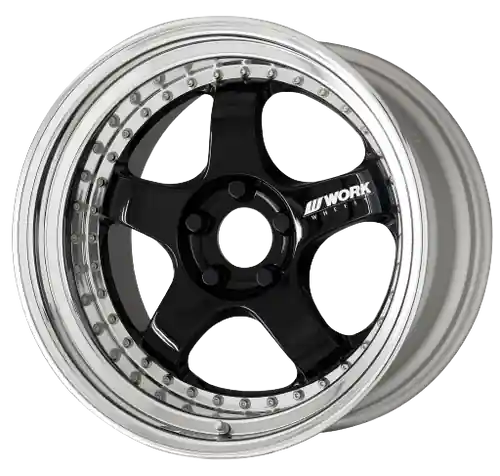 Work Meister S1 3P 5x114.3 18x14-20 R Disk Black Genuine