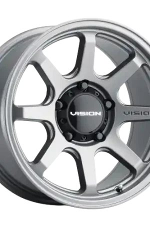 In Demand Vision Off-Road 351 Flow 5x110 17x8+30 Satin Grey