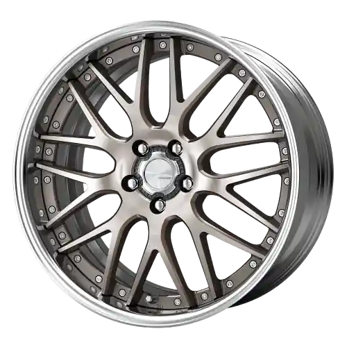 Same Day Shipping Work Lanvec Lm1 5x100 19x8.5+22 A Disk Trans Gray Polish