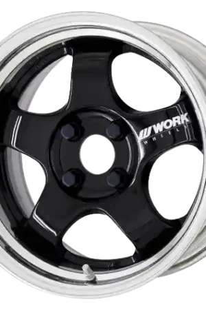 Work Meister S1 2P 4x114.3 15x6.5+45 A Disk Black Professional Grade