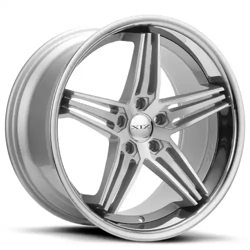 XIX Wheels XIX 63 5x114.3 20x10.5 +25 Silver Machined with Stainless Steel Lip Last Chance