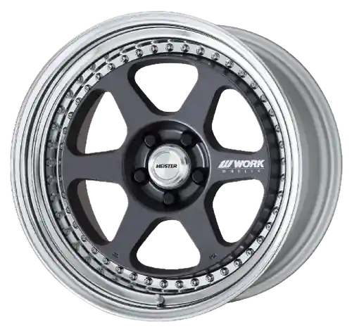 Super Sale Work Meister L1 3P 5x115 18x14.5-58 L Disk Matte Gunmetal