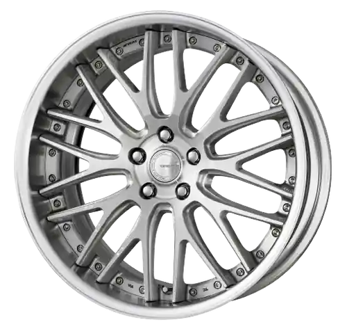 Direct From Manufacturer Work Gnosis Gr204 5x112 20x12.5+22 W Disk Brush Silver Clear