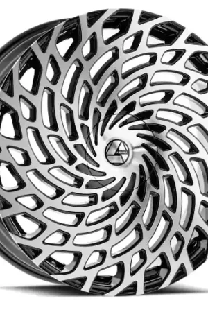 Buy Today Azara AZA-523 5x115/5x120 26x9.5 +15 Gloss Black & Machined