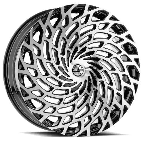 Buy Today Azara AZA-523 5x115/5x120 26x9.5 +15 Gloss Black & Machined