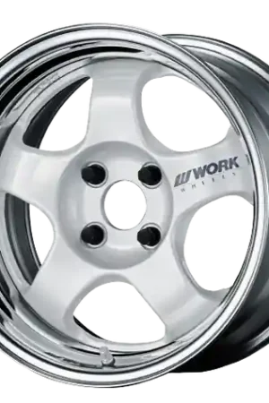 Work Meister S1 2P 5x112 15x9.5+0 O Disk White Holiday Sale