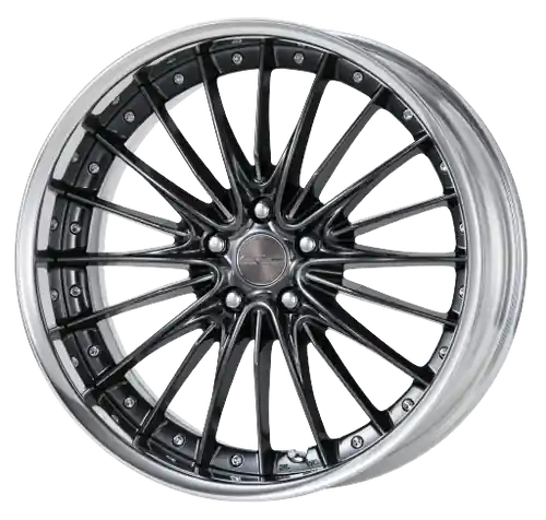 Work Schwert Regnitz 5x108 19x10+0 O Disk Brilliant Silver Black Clearance