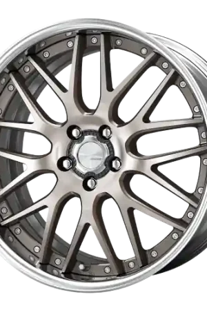 Work Lanvec Lm1 5x114.3 18x10.5+38 A Disk Trans Gray Polish Same Day Shipping