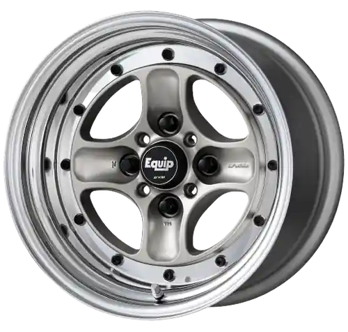 Certified Work Equip 40 4x114.3 15X6.5 +1 o disk Brut Silver