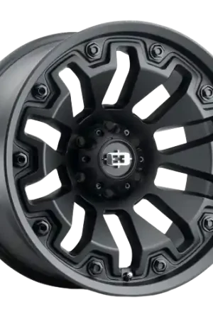 Vision Off-Road 362 Armor 6x139.7 18x9+12 Satin Black with Black Bolt Inserts Warranty Included