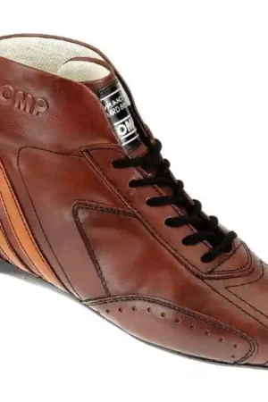 OMP Carrera Low Boots My2021 Brown - Size 38 (Fia 8856-2018) — PMD Premier Motoring Development Mega Sale