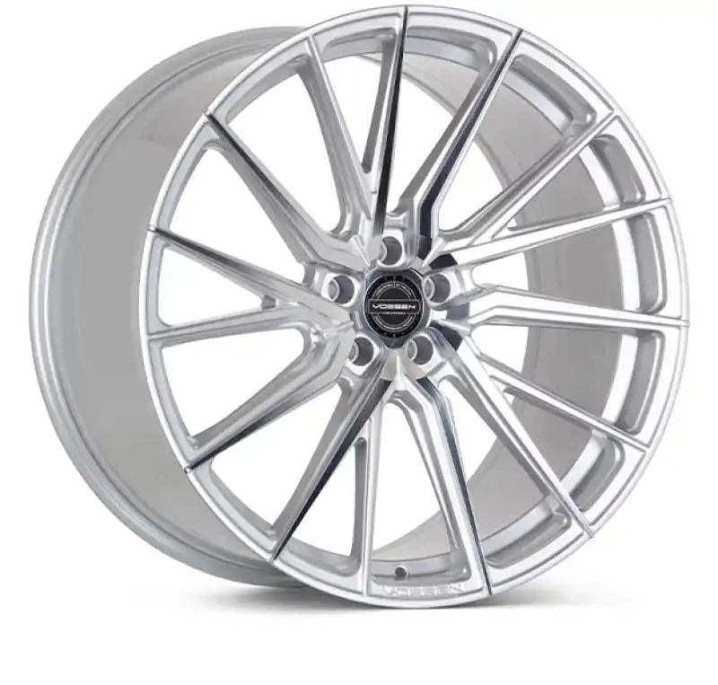 Vossen HF-4T 20x10 / 5x120 / ET45 / Deep Face / 72.56 - Silver Polishe — PMD Premier Motoring Development Big Sale