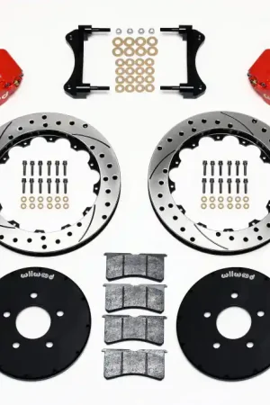 Big Sale Wilwood Narrow Superlite 6R Front Hat Kit 12.88in Drill Red 1994-2004— PMD Premier Motoring Development
