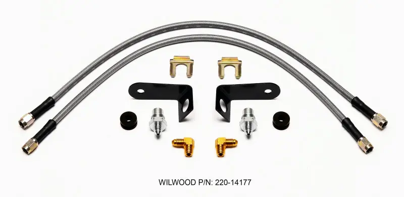 Wilwood M10x1.00 BF TO 90 20in. Flexline Kit — PMD Premier Motoring Development Best Choice
