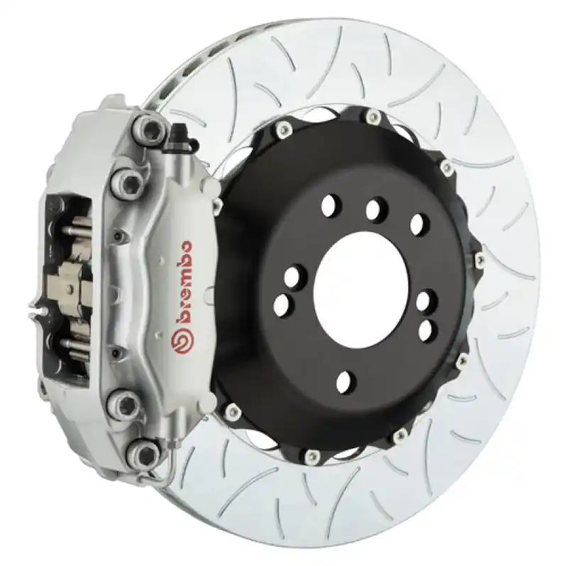 Crafted Brembo 22+ WRX (Excl. EyeSight) Rear GT BBK 4 Piston Cast 345x28 2pc R — PMD Premier Motoring Development