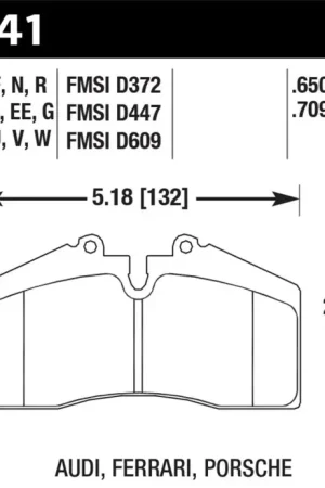 Get Yours Hawk Audi/Porsche Rear AND ST-40 Performance Ceramic Street Brake Pads — PMD Premier Motoring Development