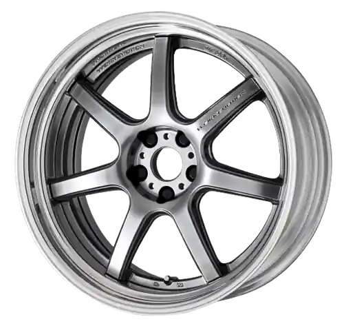 Work T7r 2P 5x105 20x11.5 +22 GT SILVER Popular