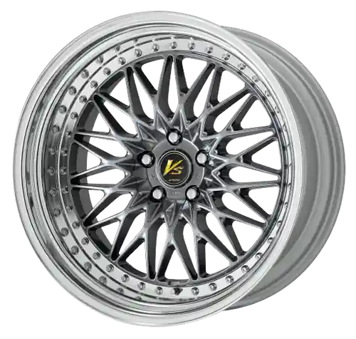 Express Delivery Work Vs-Xv 5x115 19x10+2 A Disk Brilliant Silver Black