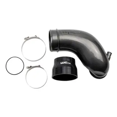 Markdown Wehrli 06-10 Chevrolet 6.6L LBZ/LMM Duramax 3.5in Intake Horn - WCFab Grey - WCF100412-GRY