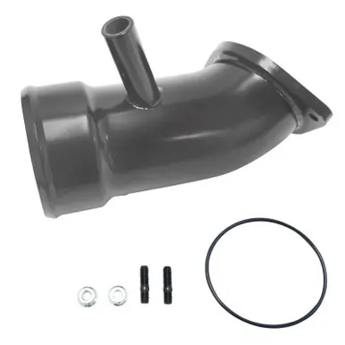 Next Day Delivery Wehrli 17-19 Chevrolet 6.6L L5P Duramax 3.5in Intake Horn w/PCV Port - Bengal Silver - WCF100721-BS