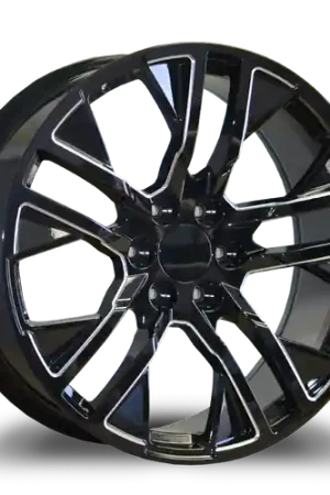 Reduced Price REPLICA WHEELS R6708 6x139.7 22x9+24 BLACK / MILLED