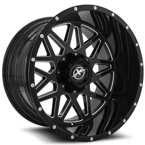 Professional Grade XF Off-Road XF-211 6x135/6x139.7 20x10 -12 Gloss Black & Machined