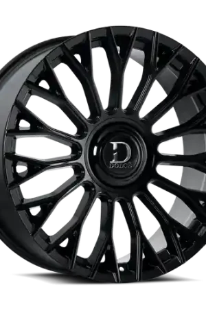 Authentic DOLCE LUXURY ROMA 5x112/5x115 22x10.5 +25 Glossy Black