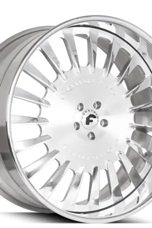 20" Forgiato Wheels Calibro Polished Face with Chrome Lip Forged Rims Free Delivery
