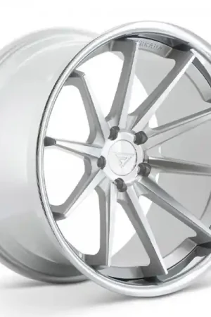 22" Ferrada Wheels FR4 Silver Machined with Chrome Lip Rims In Demand