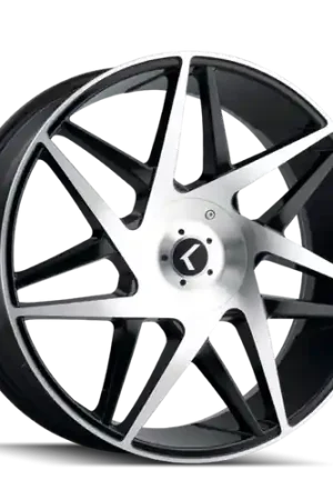 Kraze Phase 192 5x115/5x120 20x8.5+38 Black/Machined Face Deal