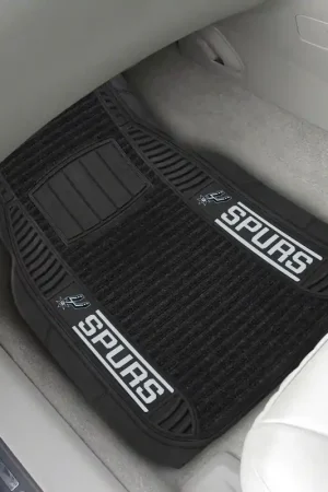 Molded Front Floor Mats with San Antonio Spurs Logo Special Discount
